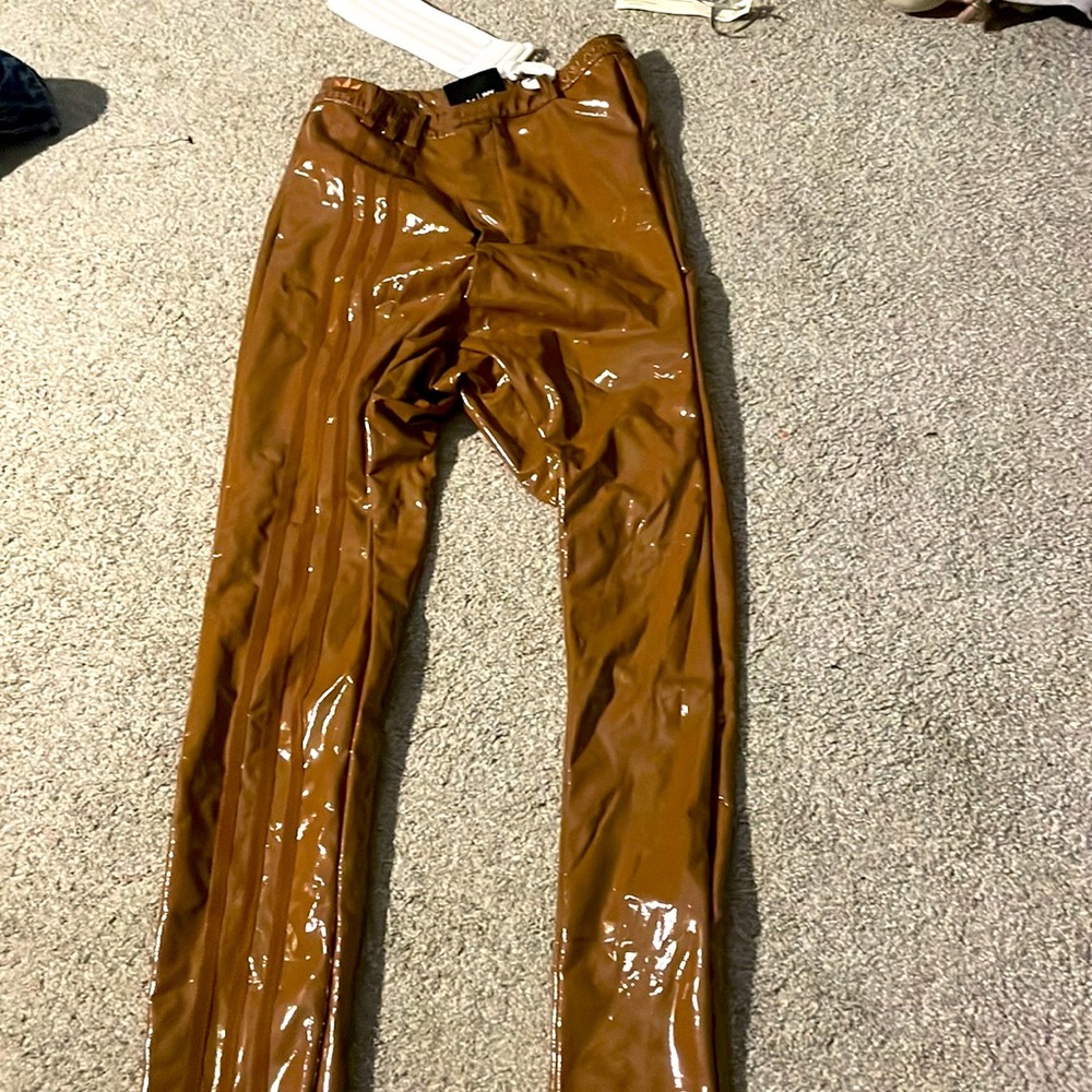 Authentic Ivy Park Brown Latex Pants size XS